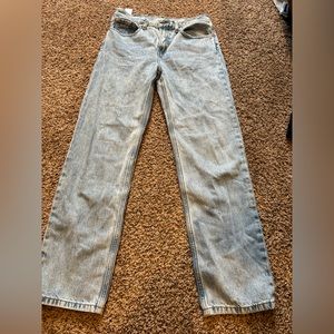 Levi’s low pro straight leg jeans size 27